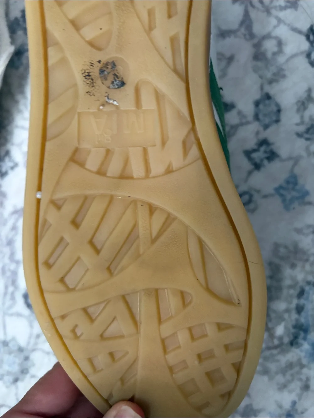 MIA Kids Sneakers White Green Tan